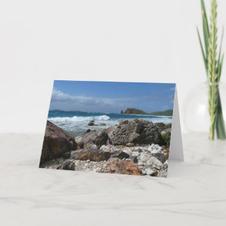 Tarjeta Playa Rocky de St. Thomas