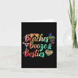 Tarjeta Playas Booze Besties Fin de Semana Bachelorette Ge