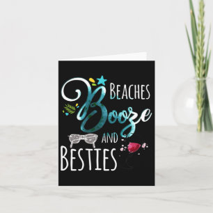 Tarjeta Playas Booze Y Bestias Chicas Viajan Mujeres
