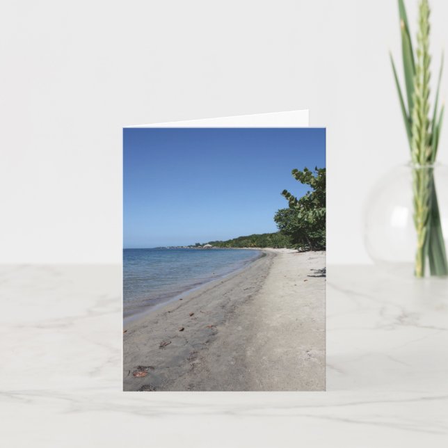 Tarjeta Playas de Roatan Notecard (Anverso)