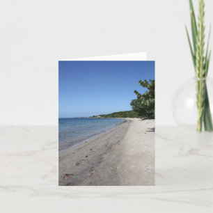 Tarjeta Playas de Roatan Notecard