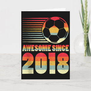 Tarjeta Playera sin mangas para el 8º cumpleaños de fútbol