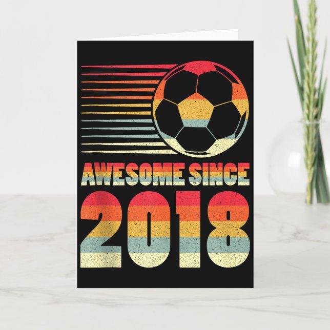 Tarjeta Playera sin mangas para el 8º cumpleaños de fútbol (Anverso)