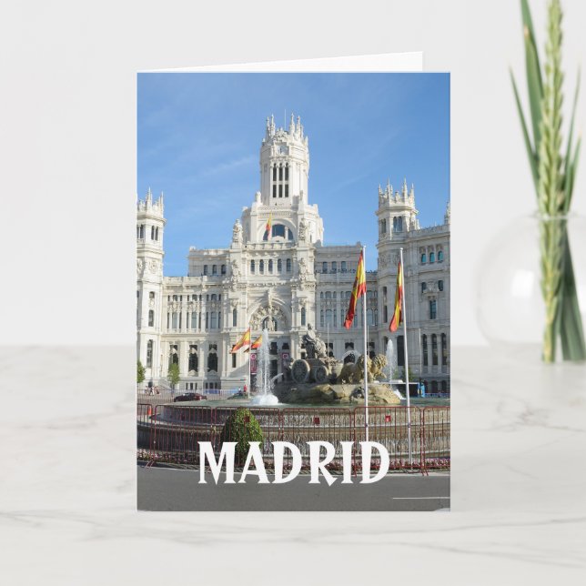 Tarjeta Plaza de Cibeles, Madrid (Anverso)