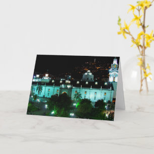 Tarjeta Plaza de la Independencia, Quito, Ecuador