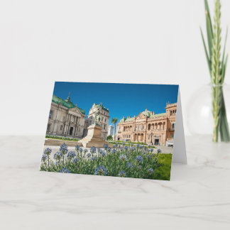 Tarjeta Plaza de Mayo Buenos Aires Argentina Watercolor