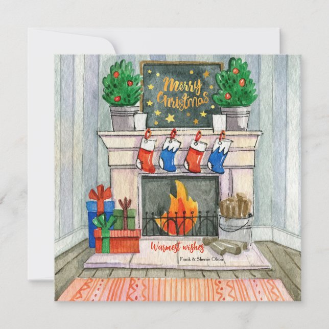 Tarjeta Plaza Feliz Navidad (Anverso)