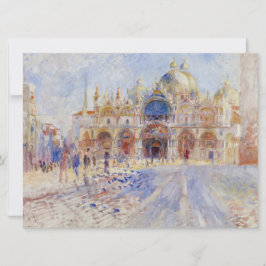 Tarjeta Plaza San Marcos, Venecia (Piazza San Marco)