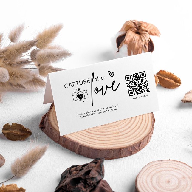 Tarjeta plegable con código QR de captura de amor  (Subido por el creador)