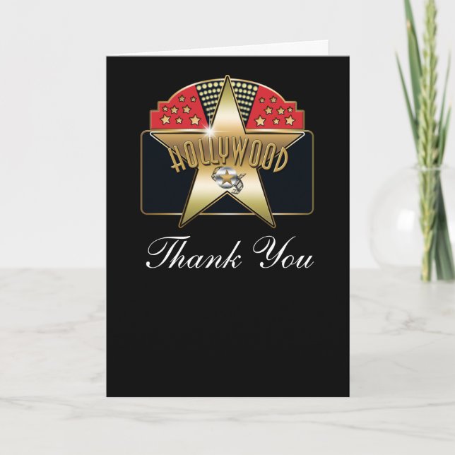 Tarjeta Plegable de Agradecimiento Personalizada H (Anverso)