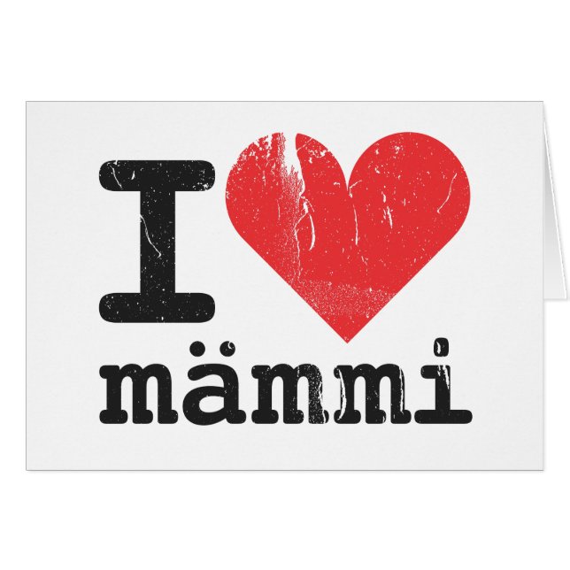 Tarjeta plegable de Amo Mämmi (Anverso (Horizontal))
