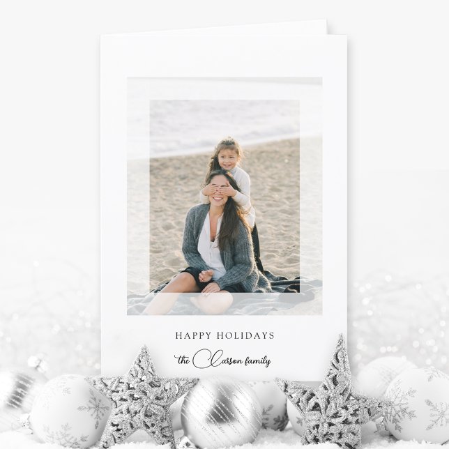 Tarjeta plegable de fotos de vacaciones de Moda li (Subido por el creador)