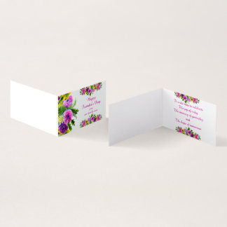 Tarjeta plegable feliz del día del fundador