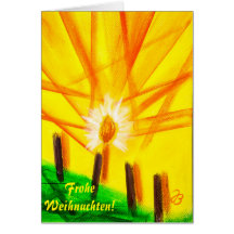 Tarjeta plegable Frohe Weihnachten