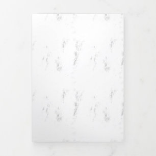 Tarjeta plegable triple
