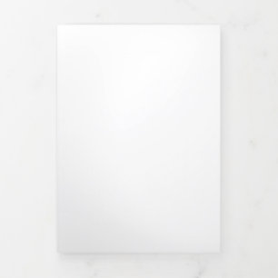Tarjeta plegable triple