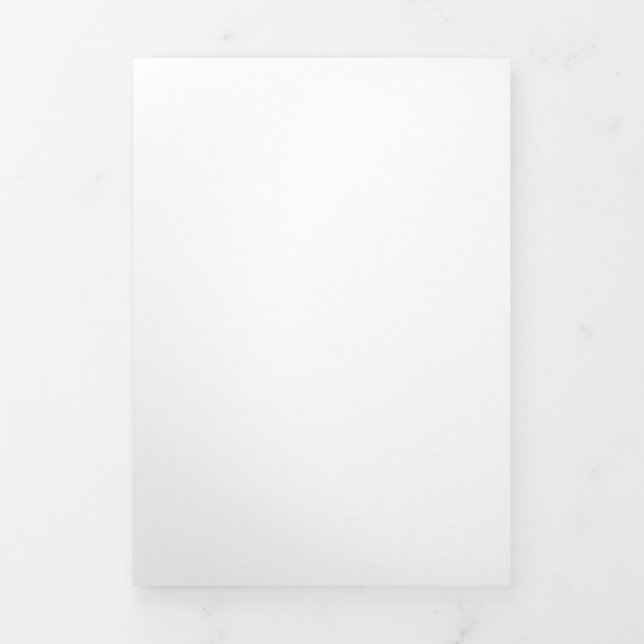 Tarjeta plegable triple (Foto de portada)