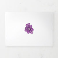 Tarjeta plegable triple