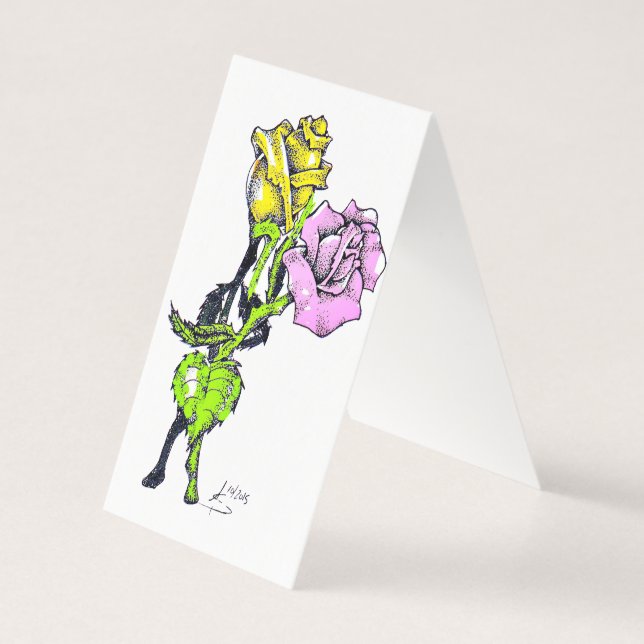 Tarjeta plegada (Reverso)