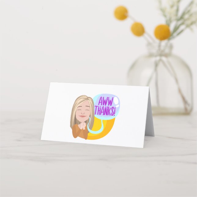 Tarjeta plegada (Anverso)