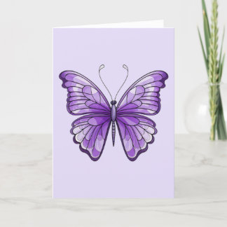 Tarjeta plegada Amethyst Wings