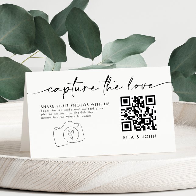 Tarjeta Plegada con Código QR Minimalista Captura  (Subido por el creador)