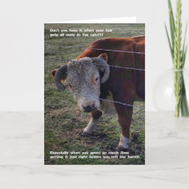 Tarjeta plegada de 5"x7" || Popeye Morning Do