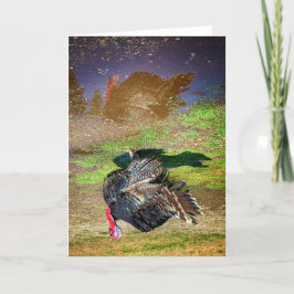 Tarjeta plegada de 5"x7" || Thomas en el Puddle