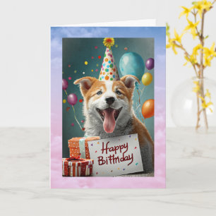 Tarjeta plegada de 5" x 7"