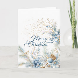 tarjeta plegada de navidades, personalizable dentr