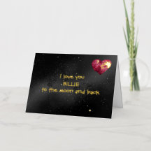 Tarjeta plegada de papel de aluminio personalizada