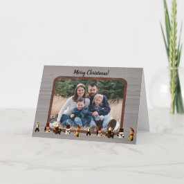 Tarjeta plegada de vacaciones de Toyland