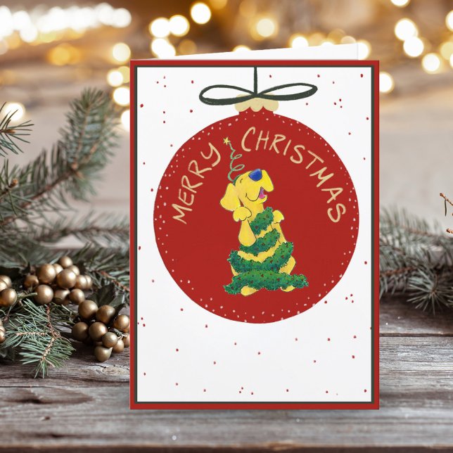 Tarjeta plegada divertida para árbol de navidad de (Subido por el creador)