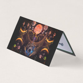 Tarjeta plegada Gemini Zodiac