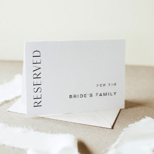 Tarjeta plegada HARLOW Boda reservada 5x7