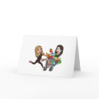 Tarjeta plegada horizontal - 5x7