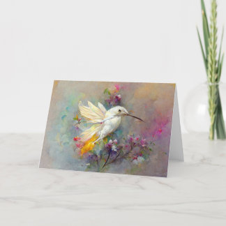 Tarjeta plegada Hummingbird 2