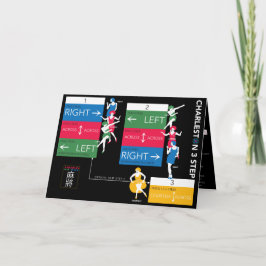 Tarjeta plegada Mah Jongg Charleston