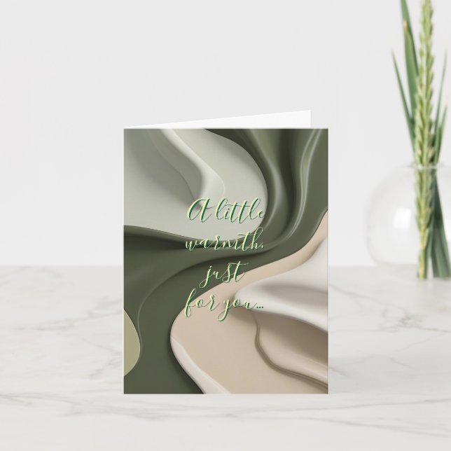 Tarjeta plegada multipropósito en un gráfico elega (Anverso)