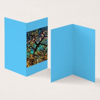 Tarjeta plegada, papel: semibrillante estándar