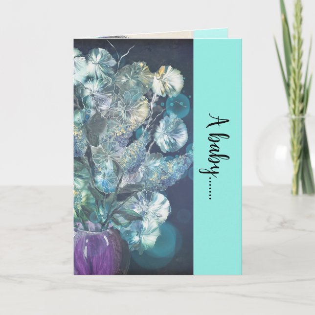 Tarjeta plegada para bebé (Anverso)