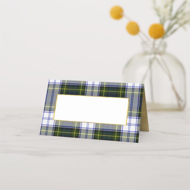 Tarjeta plegada para Boda de vestir Gordon (Anverso)