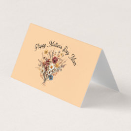 Tarjeta plegada para el día de la madre