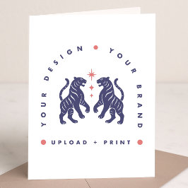 Tarjeta Plegada Personalizada 5x7 | Tarjetas con D