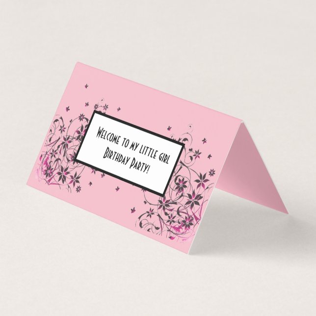 Tarjeta plegada plegada plegable plegable horizont (Anverso)