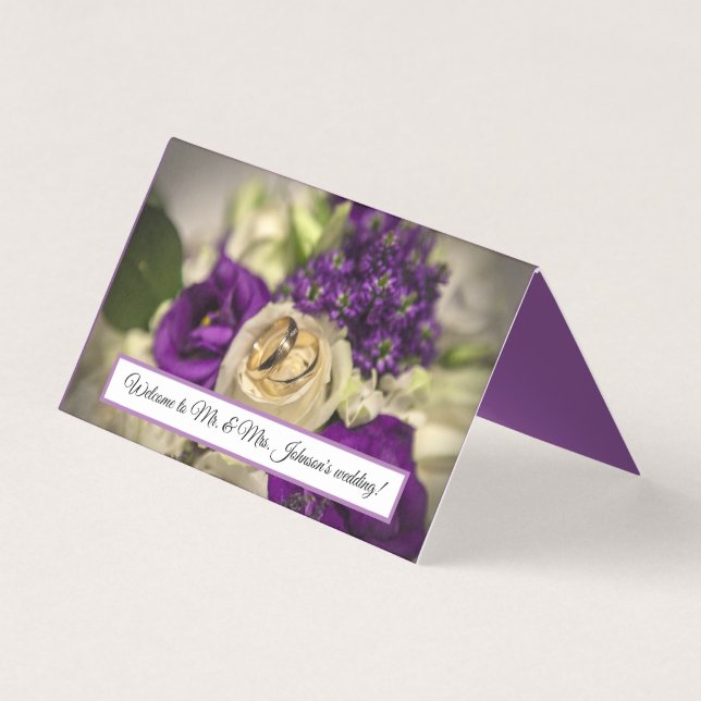 Tarjeta plegada plegada plegable plegable horizont (Anverso)