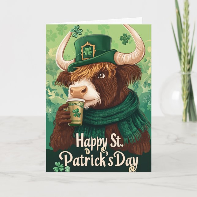 tarjeta plegada proba st patricks (Anverso)