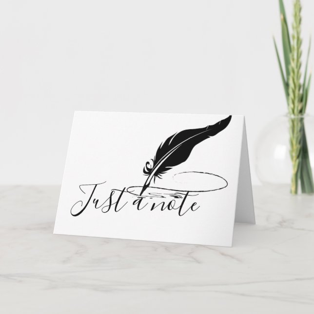 Tarjeta Pluma de picadura de personalizado (Anverso)