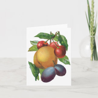 Tarjeta Plumas, cerezas, Personalizable de Engranaje Notec