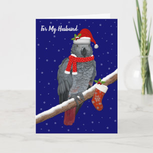 Tarjeta Plumas Festivas (Esposo)